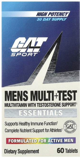 몸관리하세요 겨울입니다 GAT 맨즈 멀티 + 테스트 고효능 60정 특별관리진행, 1개 - 쿠팡