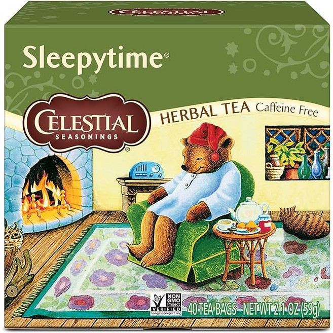 셀레셜시즈닝스 슬리피타임 무카페인 허벌 티, 1.6g, 40개입, 1개, 1.6g
