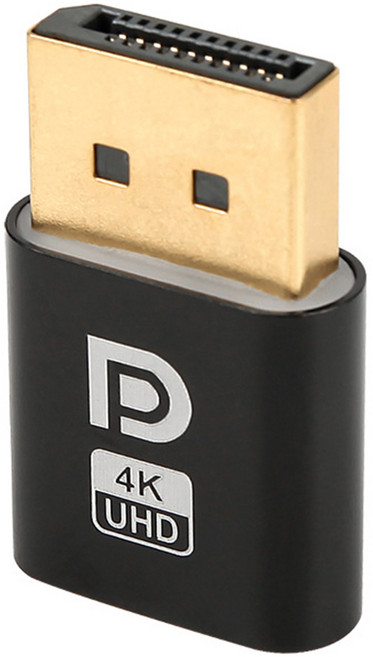 PC 그래픽 비디오 카드용 4K 디스플레이 포트 더미 플러그 DP 가상 디스플레이 어댑터 EDID 에뮬레이터 데스크톱 액세서리