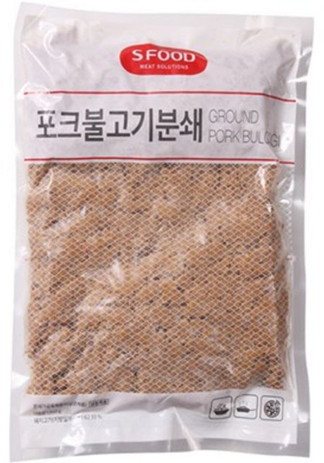 에쓰푸드 포크불고기분쇄 1kg 냉동 양념 돼지고기 다짐육, 1개