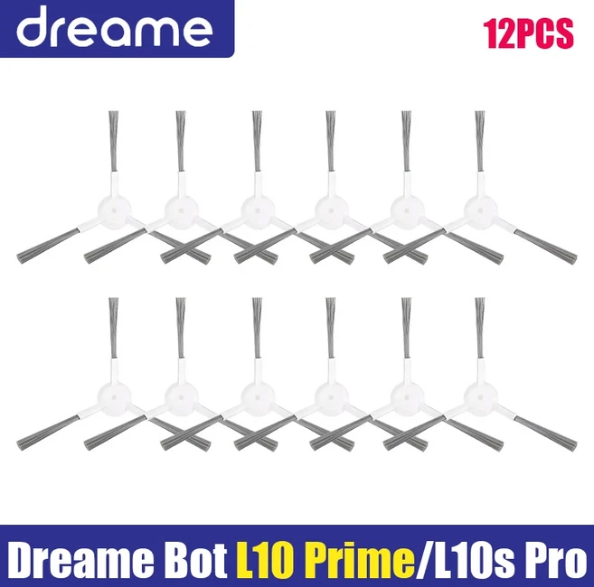 Dreame Bot L10 / 액세서리 메인 사이드 브러시 Hepa 필터 천 로봇 교체 예비 부품, 05 12PC