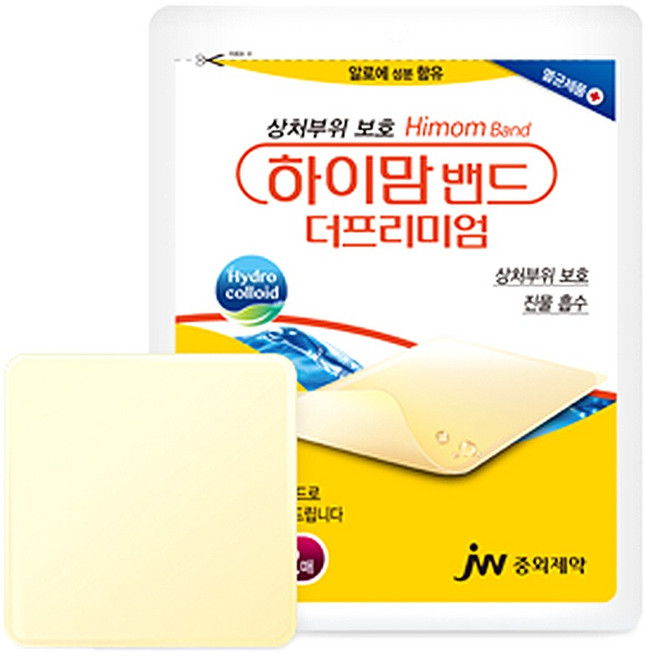 중외제약 하이맘밴드 프리미엄 원형 폼 번 에이지, 1개