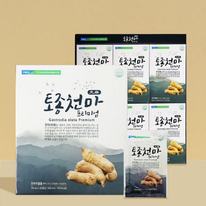 [엠디] 우리땅에서 자란 국산 프리미엄 토종 천마진액 70ML, 1개