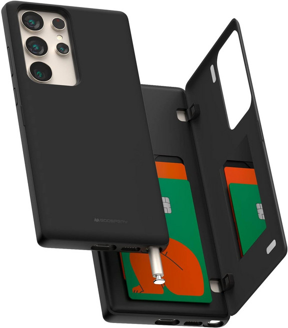 뿌잉커머스 마그네틱 도어 세이프 범퍼 갤럭시 케이스 카드