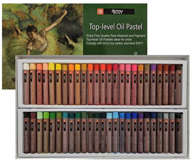 아클라 오일 파스텔 50색 그림그리기 어반드로잉 스케치 미술용품 준비물, 1개