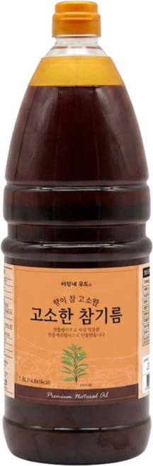이장네_향이 참 고소한 참진한 참기름 골드_참깨분100퍼센트 _, 1개, 1.8L