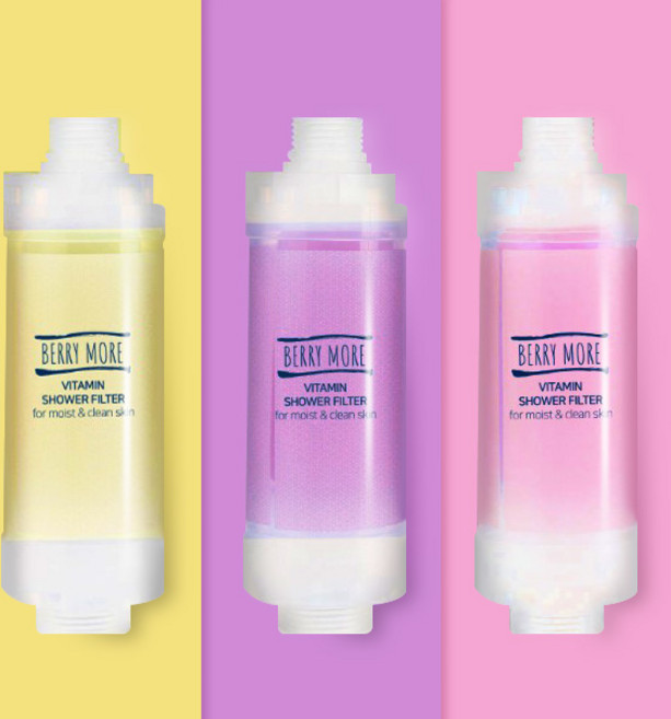 샤워기 수전 필터 녹물 염소 제거 비타민 피부보습, 라벤더_레몬_체리, 1세트