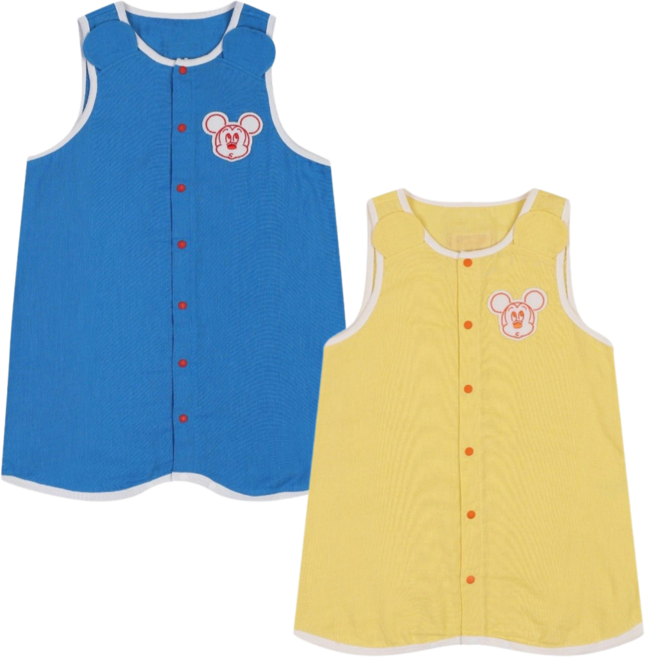 아가방 아기 유아 여름 이월 수면 조끼 미키비비드수면조끼 79S311301