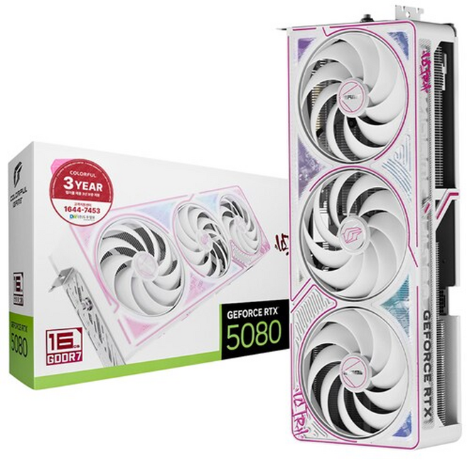 COLORFUL iGame Geforce RTX 5080 Ultra OC White D7 16GB 그래픽카드 VGA 도우정보