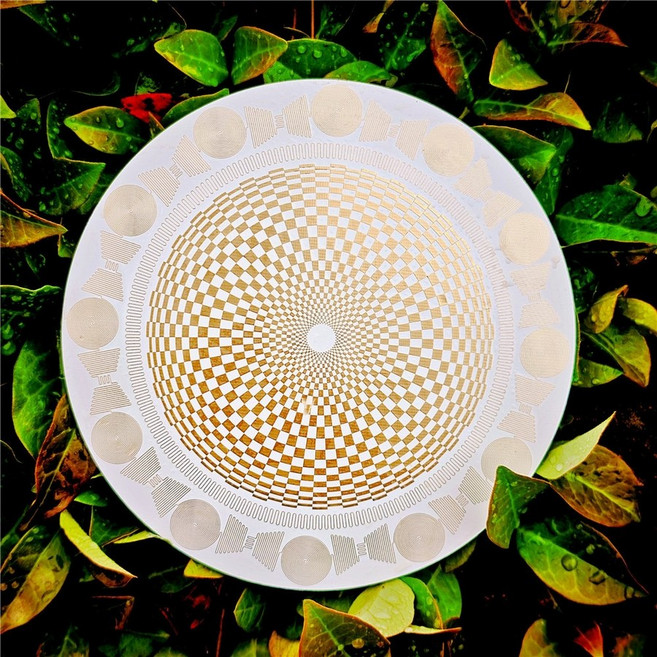 수입 크리스털 소자 충전 MWO 편파 광 디스크 다중 주파수 발진기 명상 EMF 보호 안테나, 헬스 MWO 스칼라파 공명 디스크