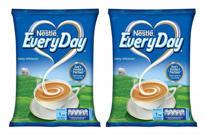 Nestle Everyday 네슬레 에브리데이 데일리 화이트너 밀크 파우더 가루 분말 7oz(200g) 2팩, 200g, 1개입