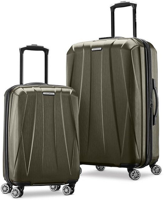 Samsonite 센트릭 2 하드사이드 확장 스피너 휠 캐리어 카리브 블루 2개 세트 20/24 142344