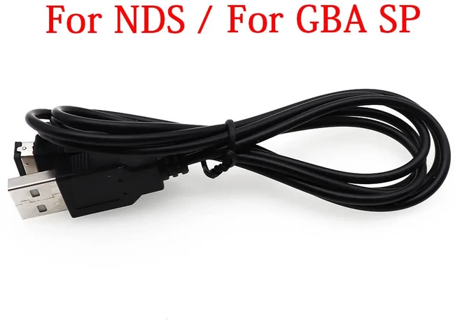 2개입 USB 데이터 충전기 전원 케이블 코드 (닌텐도 DS Lite New XL GBA SP 용), 03 For NDS GBA SP