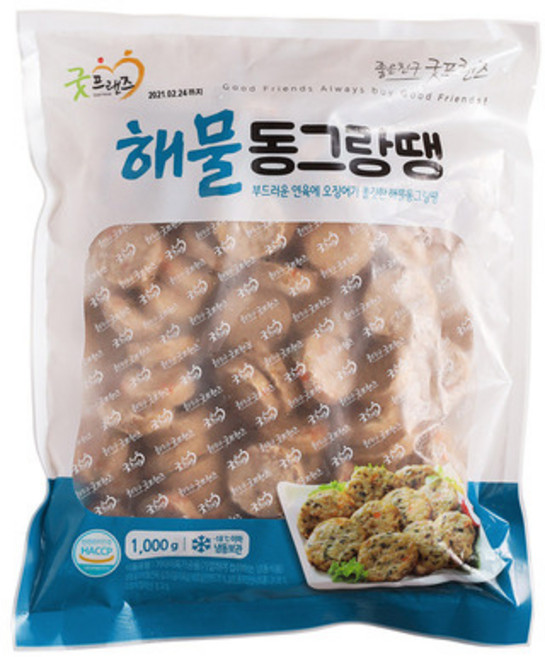 굿프랜즈 해물동그랑땡 1kg, 1개