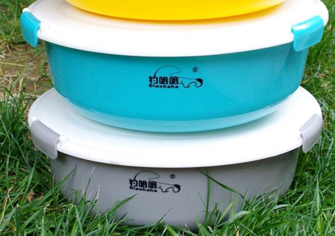 주한피싱 떡밥통 3종세트 떡밥그릇, 파랑