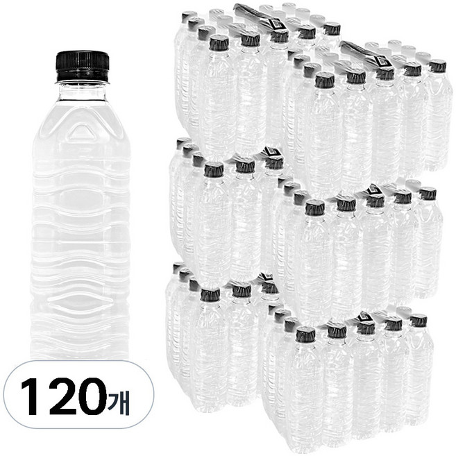 순창샘물 무라벨, 120개, 500ml