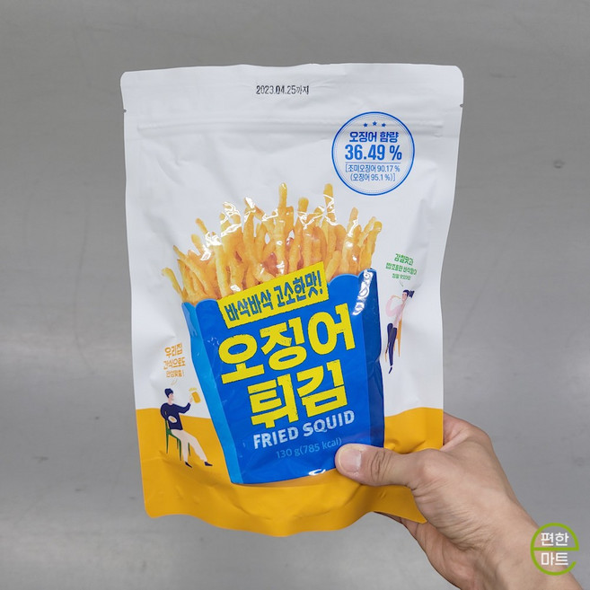정화식품 오징어튀김 130g, 2개