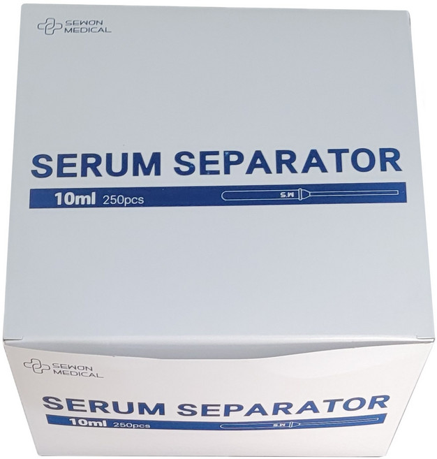 혈청분리관 10ml (250개/box) 분주기 드로퍼, 250개