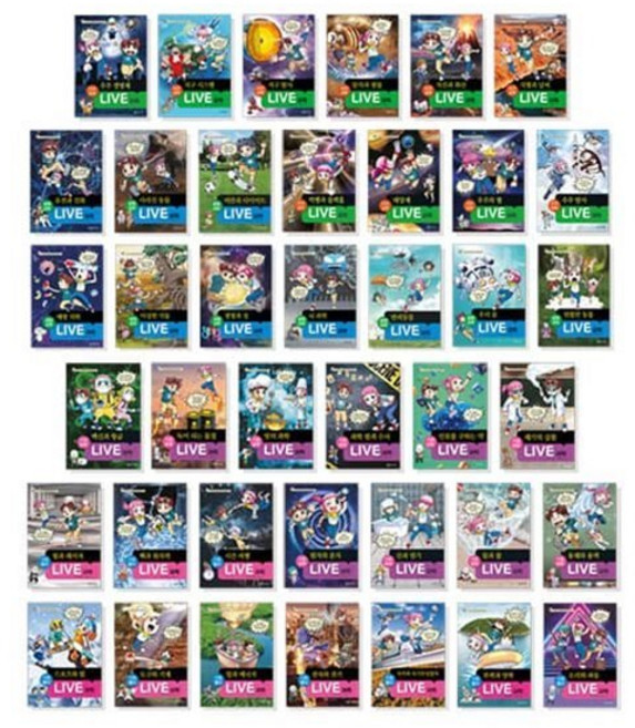 [전집] 학습만화 LIVE 과학 (전40권), 천재교육(전집)