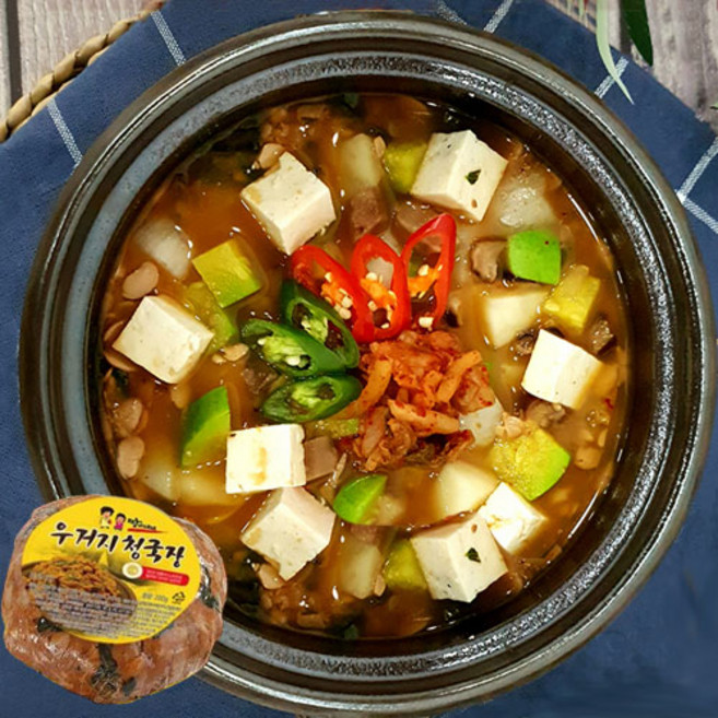 국산 우거지 청국장 짱시스터즈 콩순이네청국장 시래기청국장, 10개, 200g