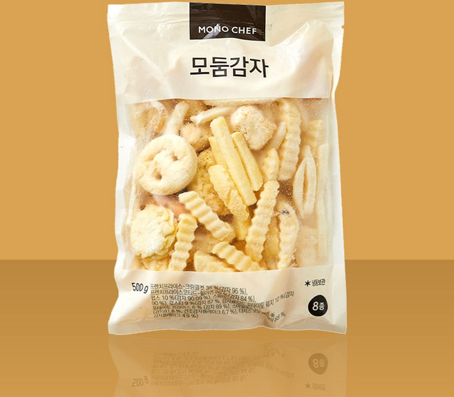 모둠감자튀김 500g 맥주안주 패스트푸드 간식 분식 술안주 맥주 호프 튀김 마로푸드, 1개