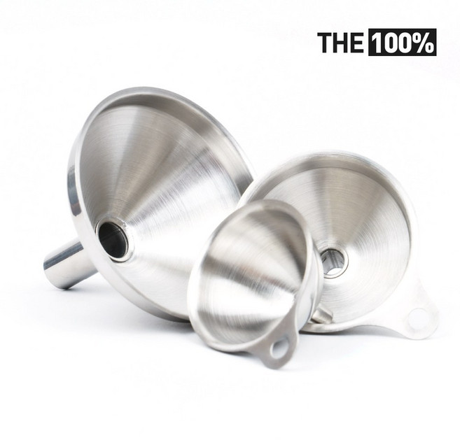 THE100% 스테인레스 깔때기 3종 세트, 1세트