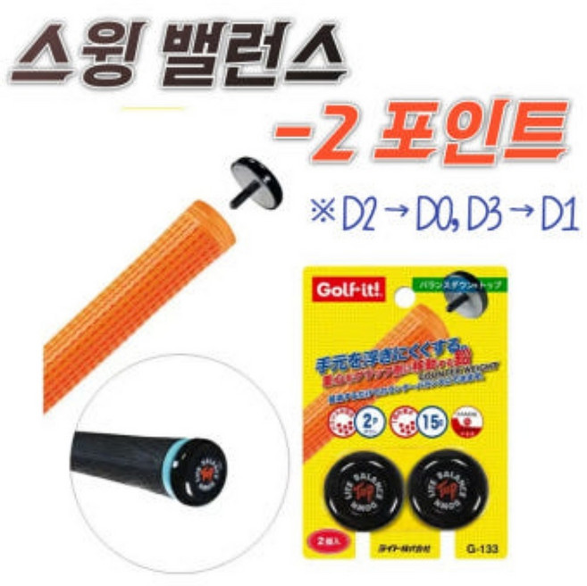 골프스윙 셀프피팅 비거리증가 스피드증가 (15g x 2개)
