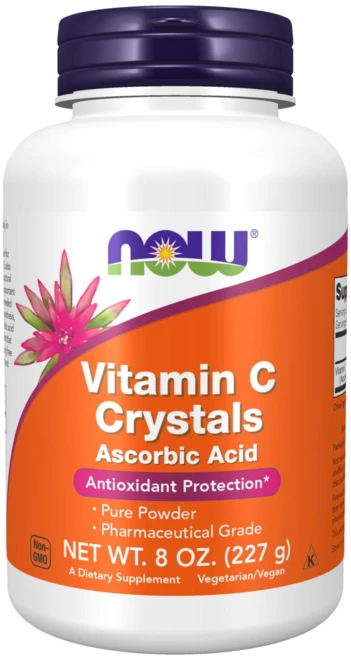 나우푸드 비타민 C 크리스탈 아스코르브산 퓨어 파우더, 227g, 1개 - 쿠팡