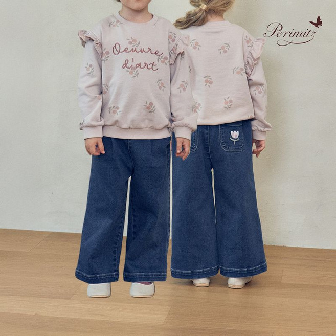 페리미츠 앞주름통일자데님팬츠 P2532Q250 36