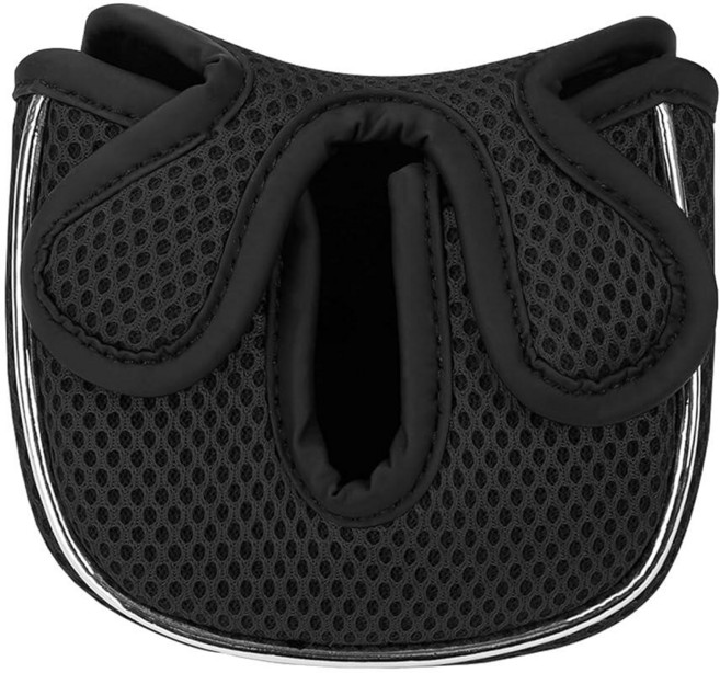 Andux 퍼터 커버 골프 퍼터 헤드 커버 로우 센터 샤프트 퍼터 MT/TG23용 스퀘어 그레이, Black