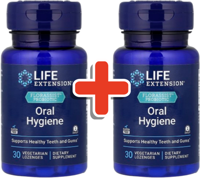 Life Extension 라이프 익스텐션 다이제스티브 구강 위생 Oral Hygiene, 2개, 30정