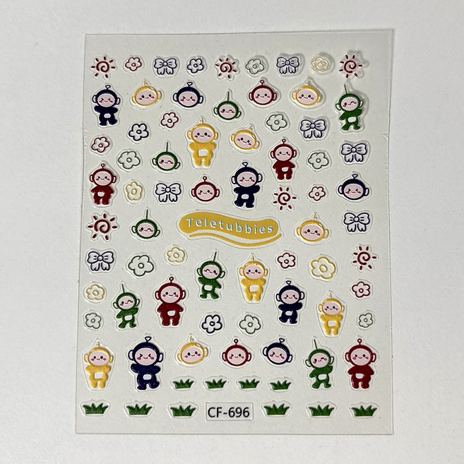 캐릭터 스티커 일본 애니 스티커, 1개, 텔레토비