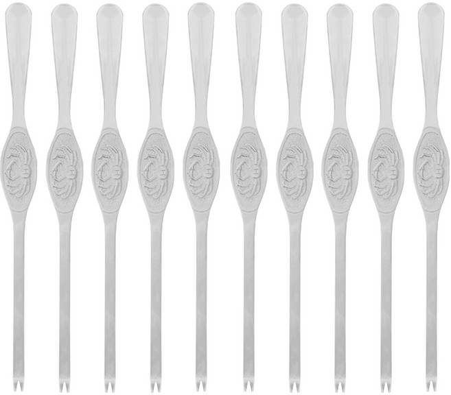 게포크 B타입 대형 -실버, 실버, 10개