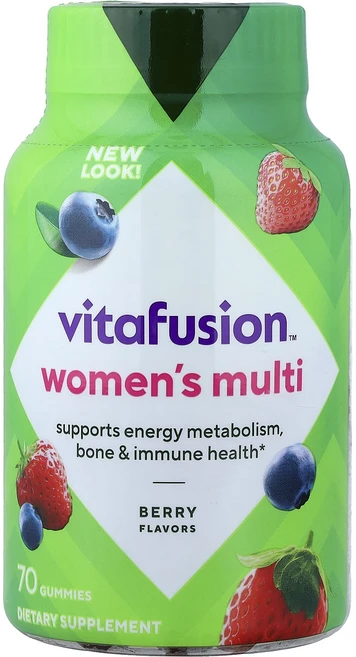 몸관리하세요 겨울입니다 VitaFusion 여성용 멀티 구미젤리 베리 구미젤리 70개 특별관리진행, VitaFusion여성용멀티구미젤리베리구미젤리70개, 1 - 쿠팡