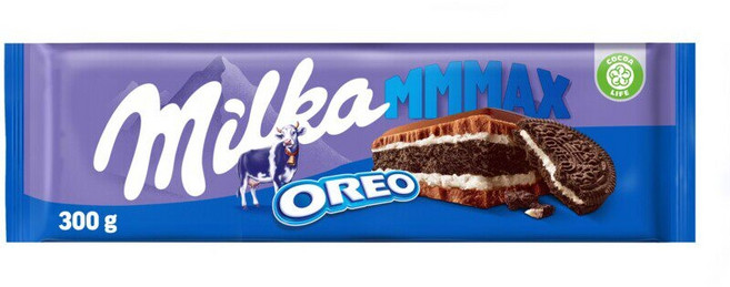 Milka 밀카 맥스 초콜릿 다양한맛, 오레오, 1개, 300g