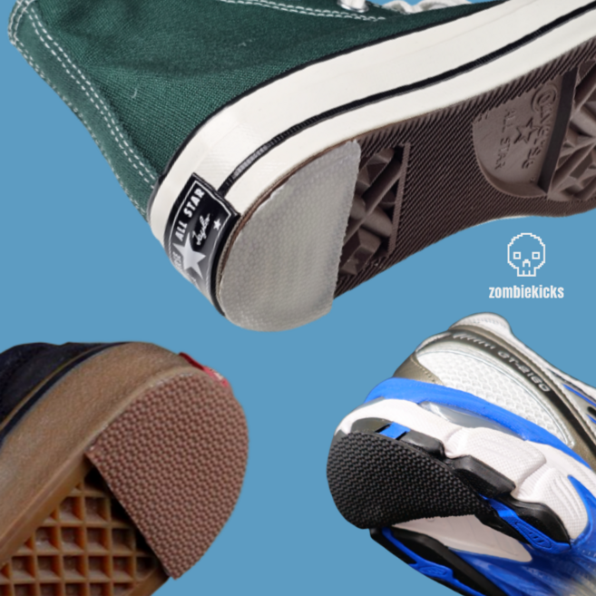 좀비킥스 모든 신발 마모 방지 밑창 보강재 나이키 호환, 투명, 1세트, 프리사이즈