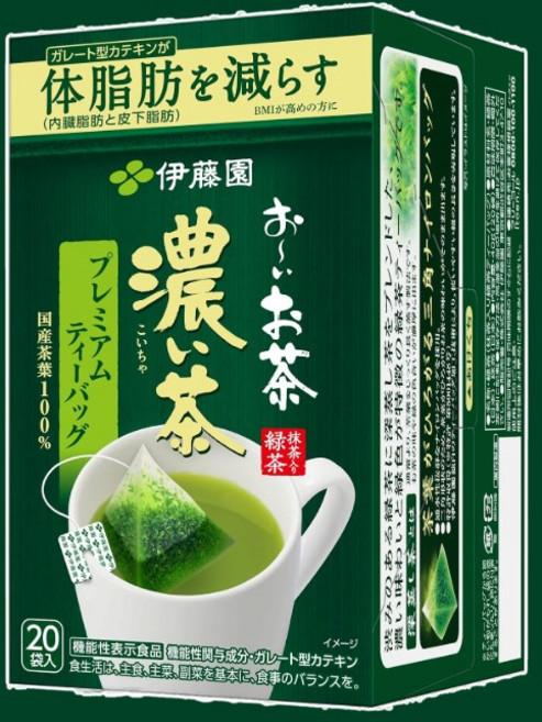 이토엔 오이오차 프리미엄 티백 진한 녹차, 1개, 20개입, 2g