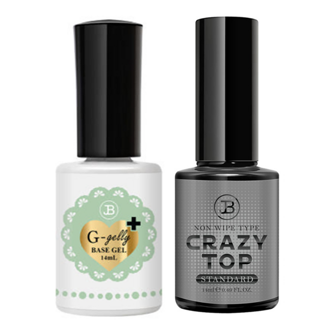 그라시아 진비 지젤리 베이스젤 플러스+크레이지 탑젤 스탠다드, 1개, 11ml, 투명