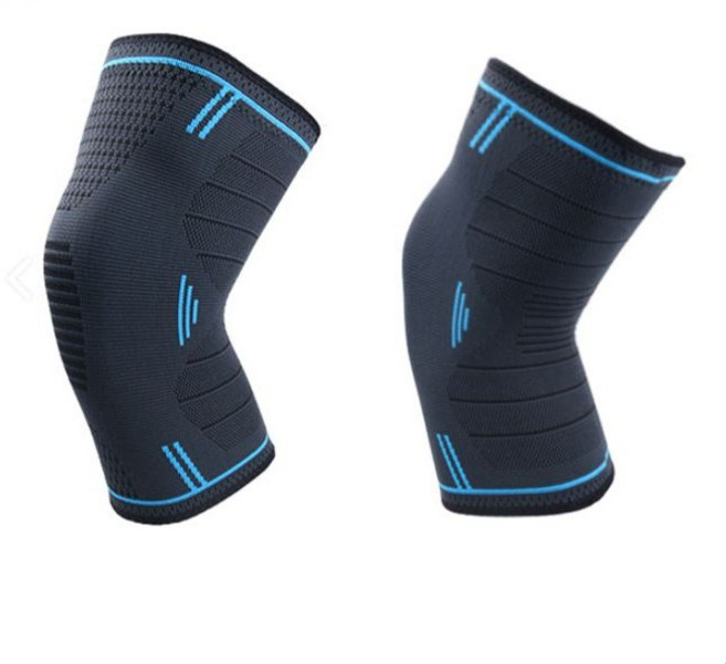Vakedy 무릎보호대 슬개골 관절 보호 농구 러닝 헬스, 블루, 2개