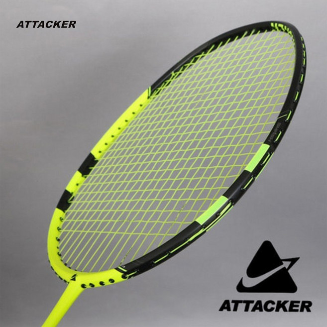 주봉 ATTACKER AT9000 공격형 4U 배드민턴라켓, 기본스트링, 26, 1개