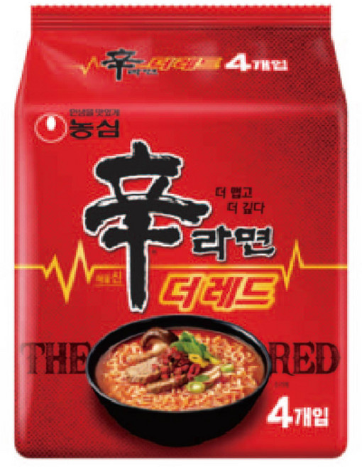농심 신라면더레드 20봉지, 8개