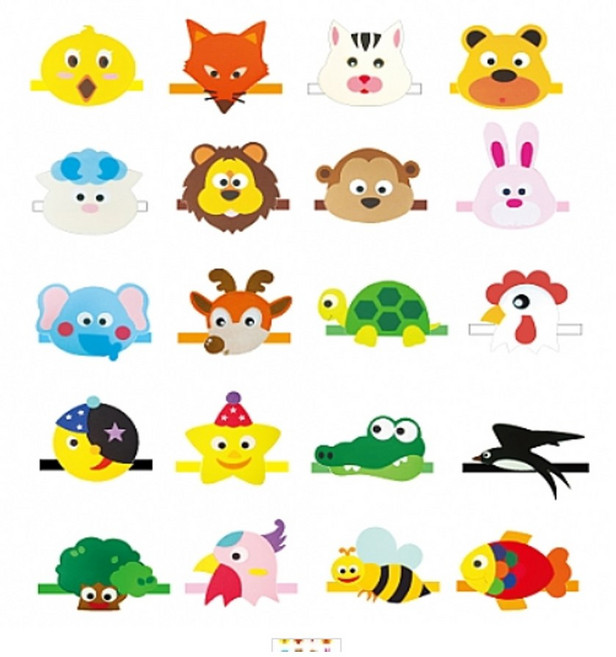 역할놀이 소꿉놀이 역할머리띠 동물머리띠 B, 악어, 1개