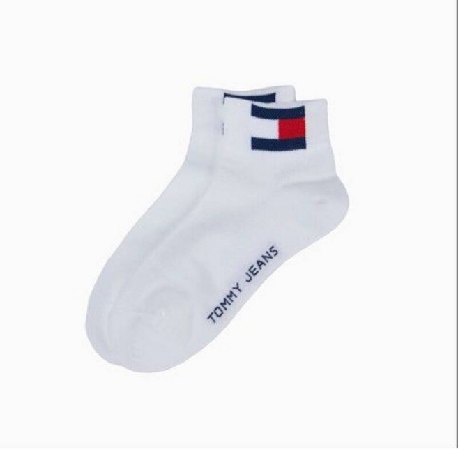 매장정품 TOMMY JEANS 타미진스 남여공용 플래그 쿼터 삭스 2PACK T32G1ACK21CMT1 1711844