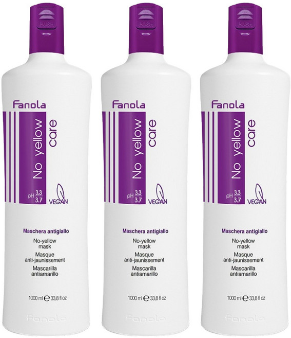 파놀라 노옐로우 헤어마스크, 1L, 3개
