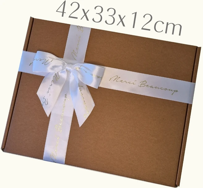 대형 크라프트 선물 박스/예단함 싸바리 기프트 명품 상자 큰 포장 용품 단상자 기프트아이, 초대형 크라프트 박스+리본 - 쿠팡
