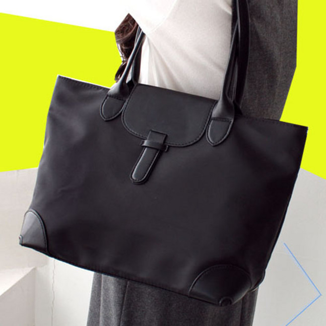 나일론 방수 가벼운 여행용 직장인 데일리 쇼퍼백 숄더백 ks002