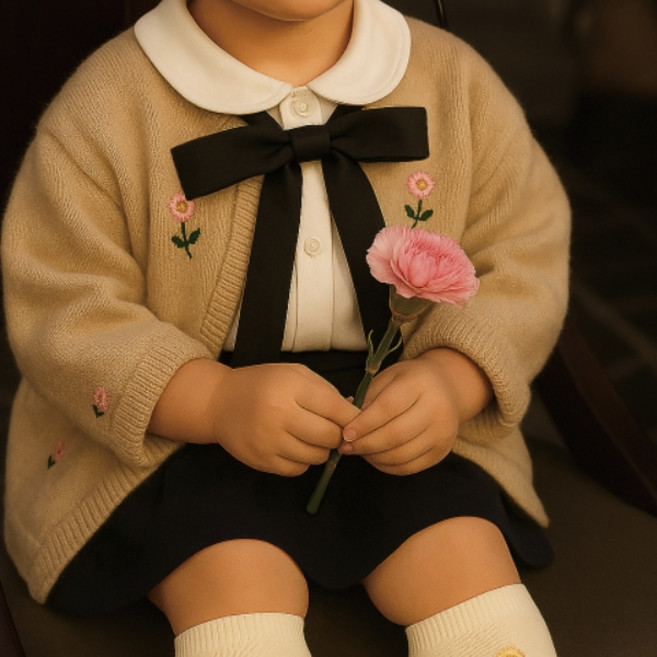 엘블랑꼬 자체제작 아동용 리본 보타이 결혼식 화동 키즈 아동 넥타이 숏기장