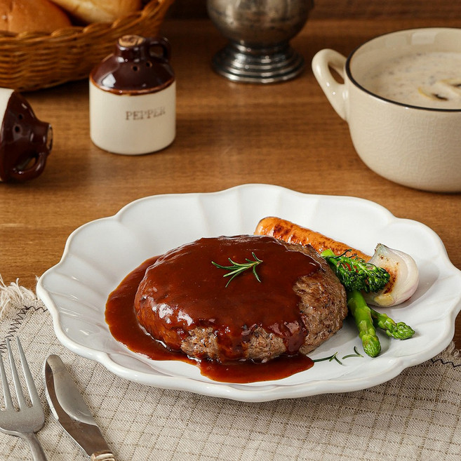 일상적미식 경양식 함박스테이크, 3개, 180g