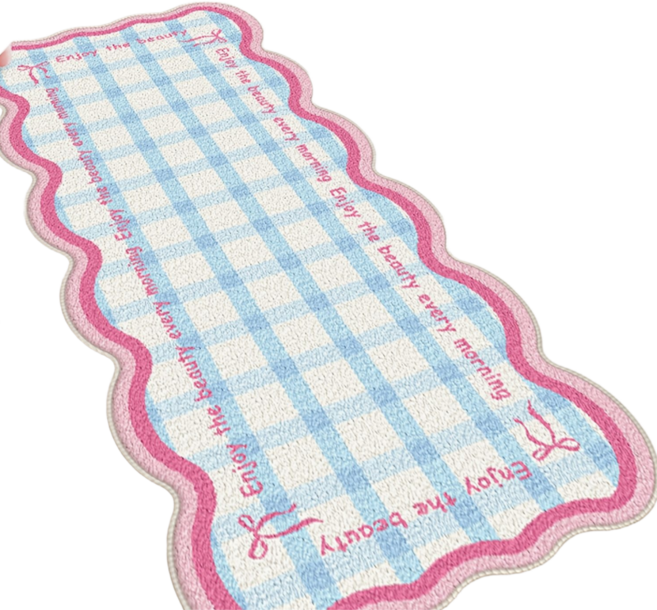 핑크트리샵 워셔블 침실 러그