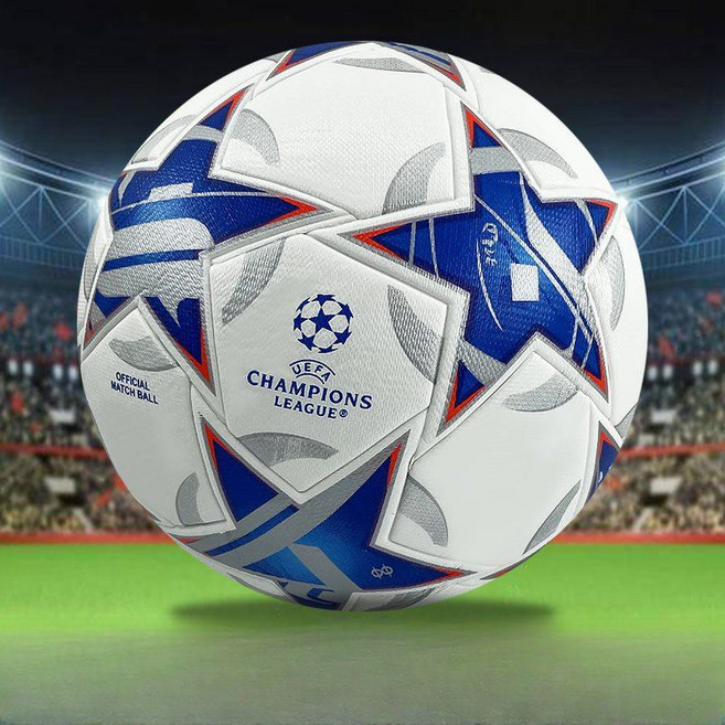 유럽 챔피언스 프리미어 리그 축구공 5호 4호 EPL 유에파 UEFA 월드컵 챔스 공인구, 23-24 챔피언스리그 화이트 앤 블루, 1개